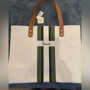 Harrods canvas tote